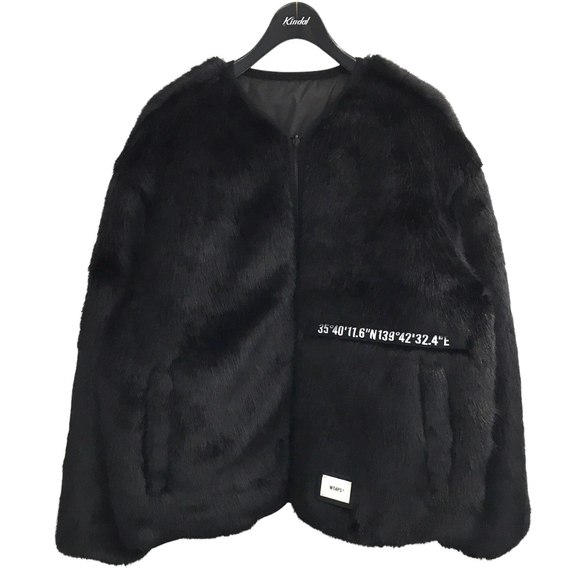 21,560円Wtaps Urcon Poly Fur S ファー ジャケット 黒 ブラック
