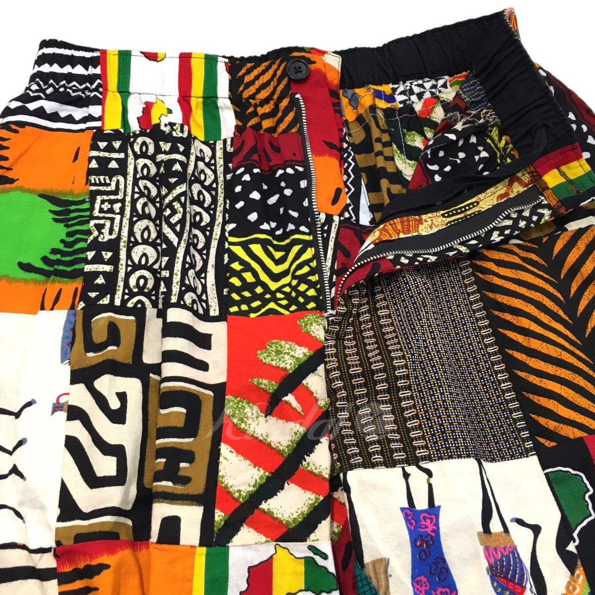 Engineered Garments(エンジニアードガーメンツ) アフリカンプリントパッチワークイージーパンツ