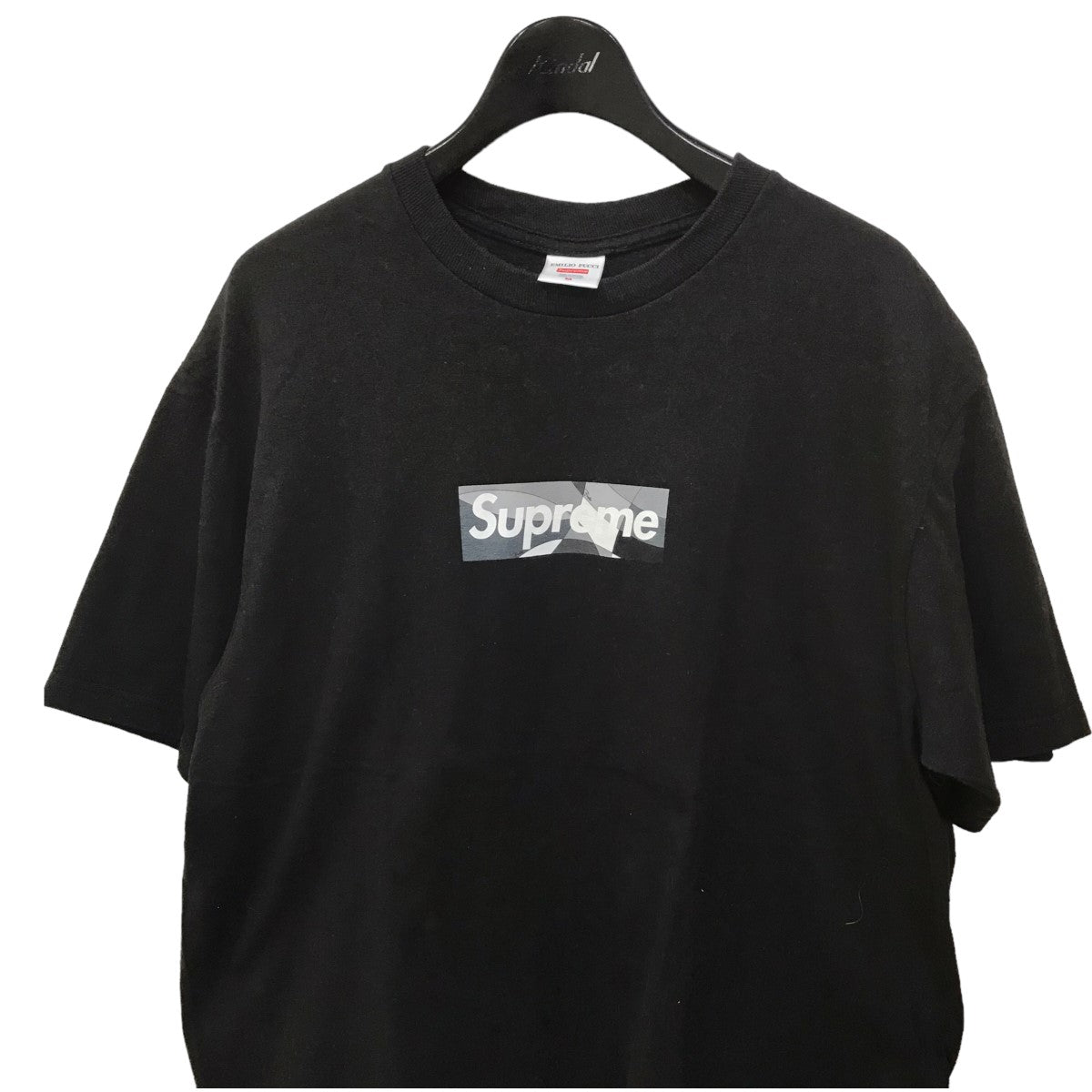 Supreme×Emilio Pucci 2021SS「Box Logo Tee」ボックスロゴTシャツ ブラック×ブラック サイズ  16｜【公式】カインドオルオンライン ブランド古着・中古通販【kindal】