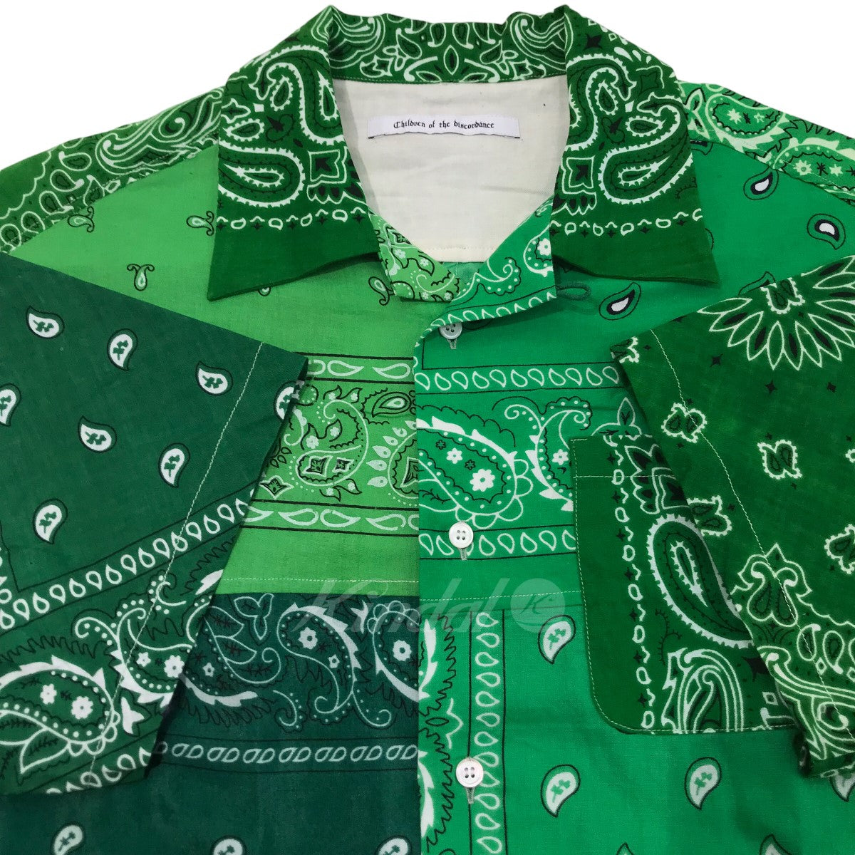 Children of the discordance 新品 EDO SILK PATCHWORK SHIRT LS 定価 ...