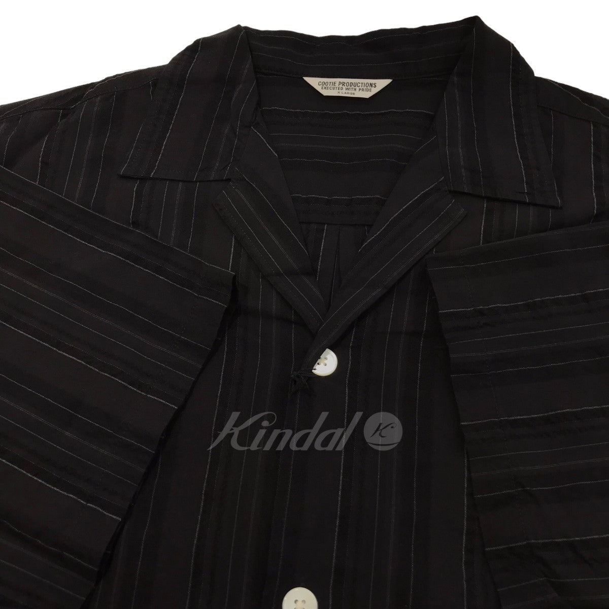 23SS｢Stripe Sucker Cloth Open Collar S／S Shirt｣シャツ