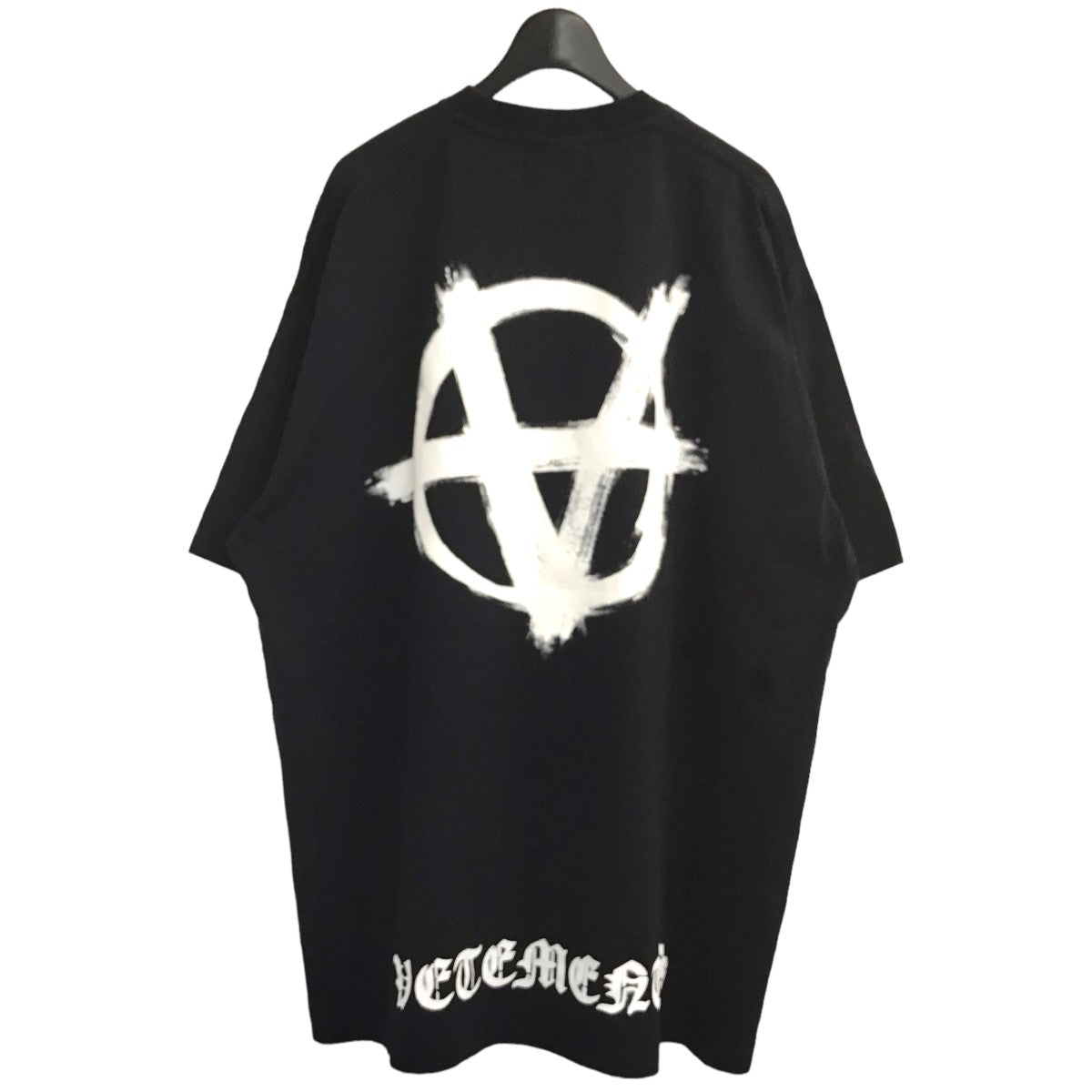 VETEMENTS(ヴェトモン) 「DOUBLE ANARCHY LOGO T-SHIRT」アナーキープリントTシャツUE52TR290B