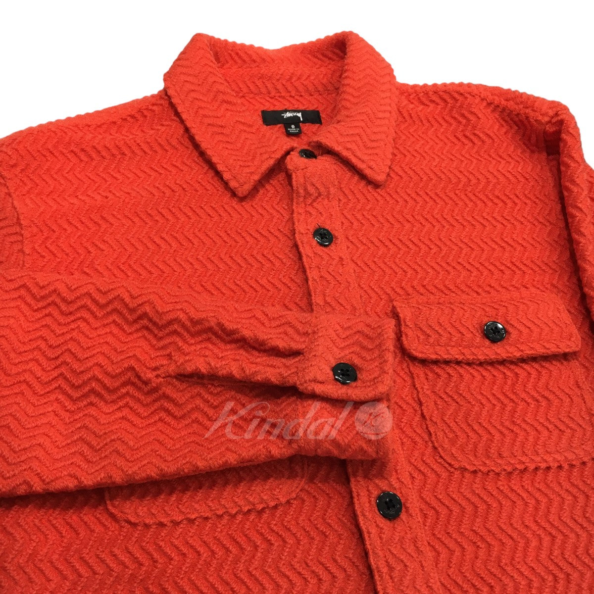 Stussy(ステューシー) 「Textured Wool CPO LS Shirt」ニットCPOシャツジャケット