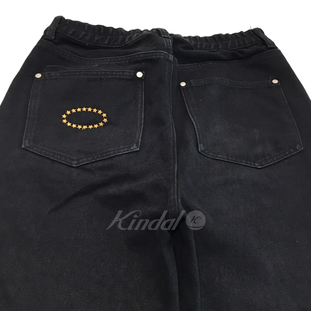 AFB(エ―エフビー) 「BAGGY STUDS DENIM PANTS」スタッズフレアデニム ...