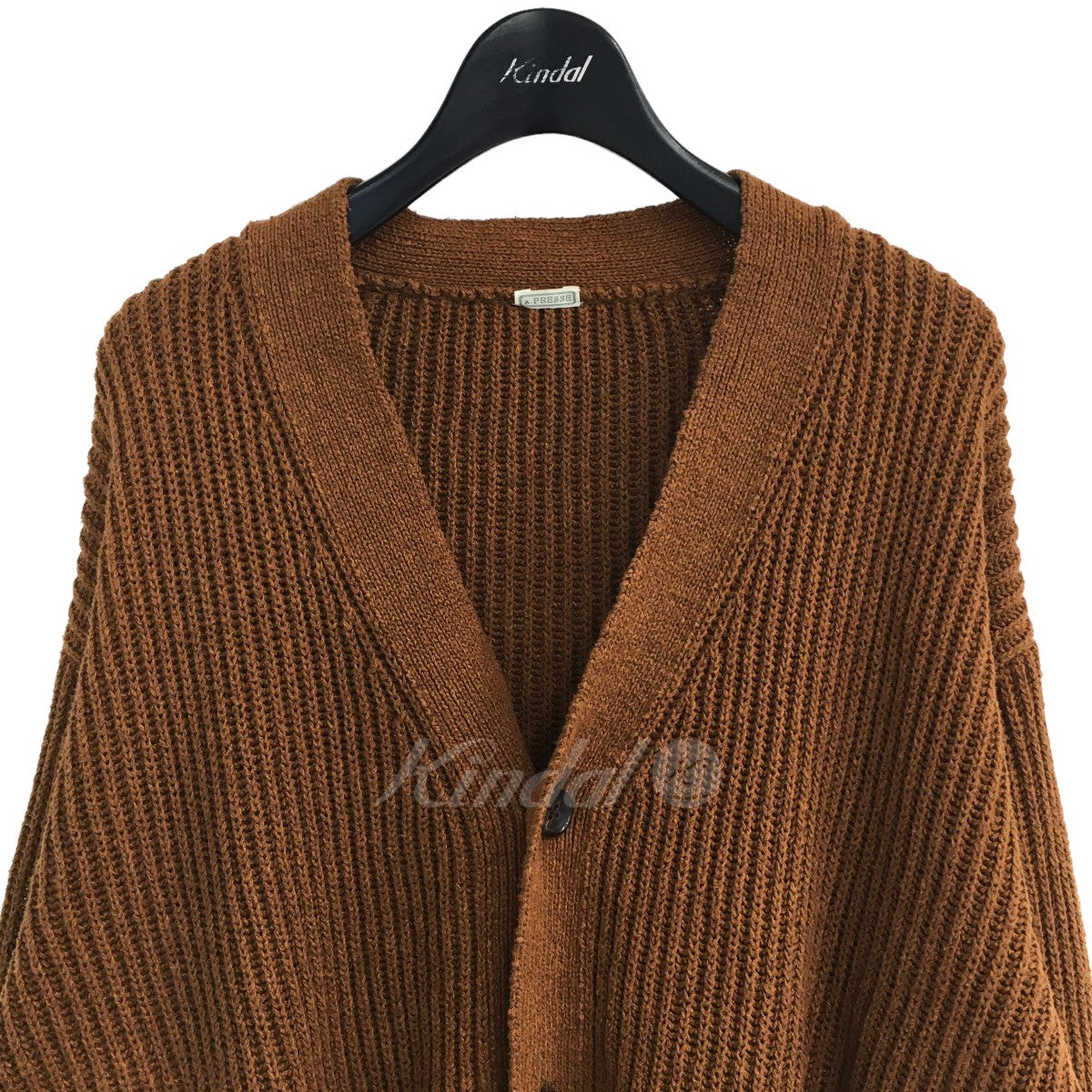 A．PRESSE(アプレッセ) 「Silk linen Cardigan」シルクリネンカーディガン 22SAP 03 01H