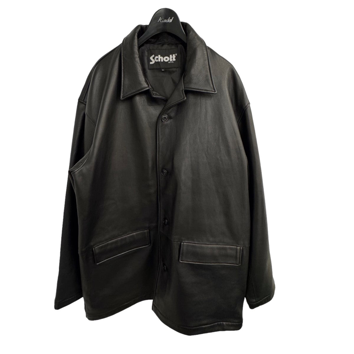 「LOOSE FIT LEATHER JACKET」 ルーズ フィットレザージャケット