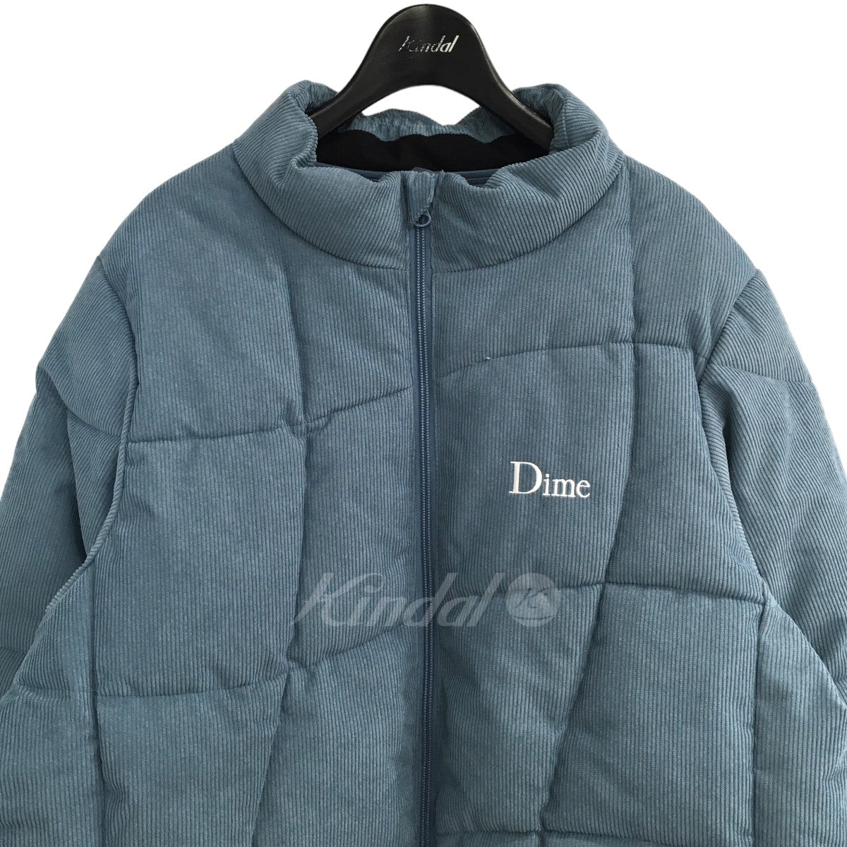 Dime(ダイム) ｢Corduroy Wave Puffer Jacket｣コーデュロイダウンジャケット スカイブルー サイズ L｜【公式】カインドオルオンライン  ブランド古着・中古通販【kindal】