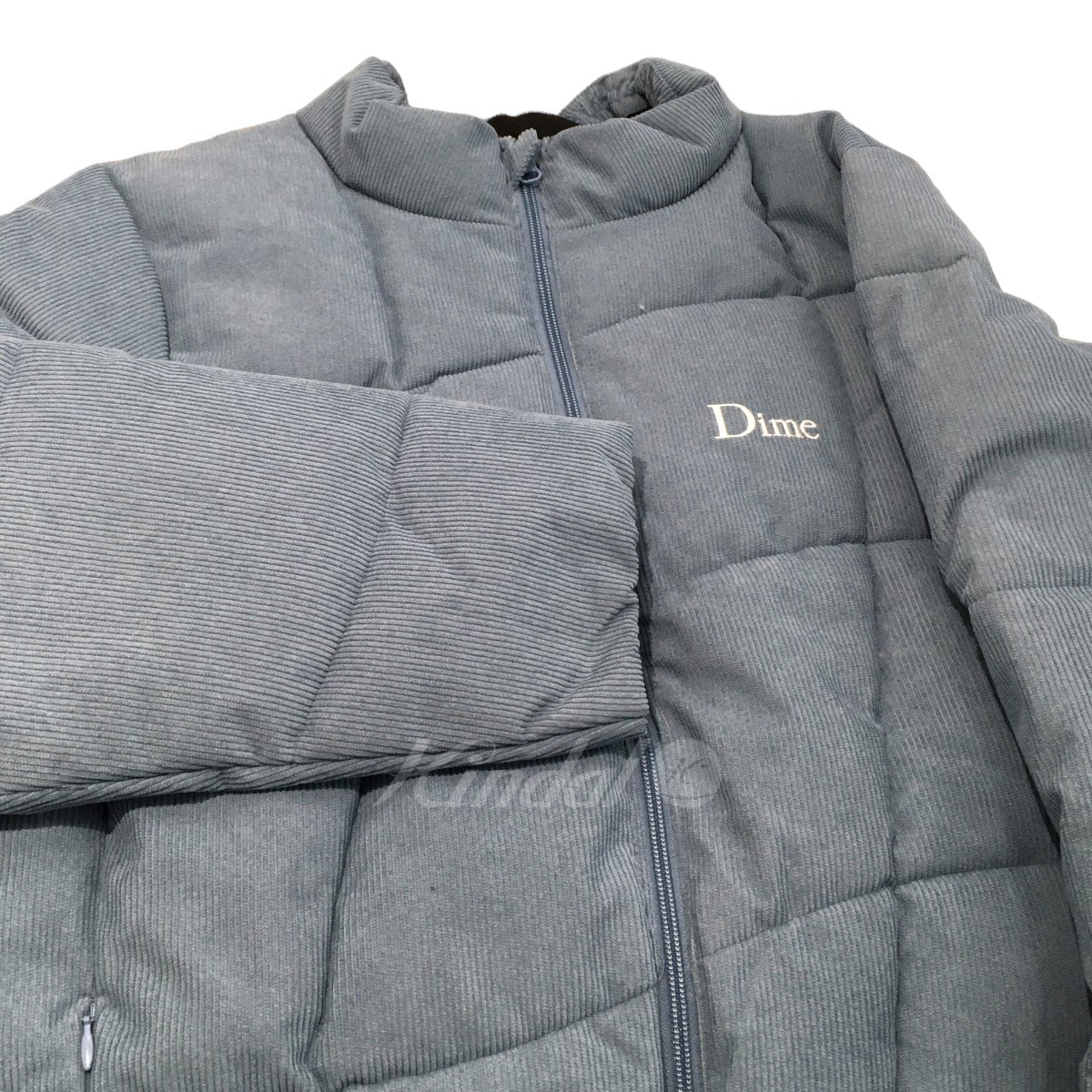 Dime(ダイム) ｢Corduroy Wave Puffer Jacket｣コーデュロイダウンジャケット スカイブルー サイズ  L｜【公式】カインドオルオンライン ブランド古着・中古通販【kindal】