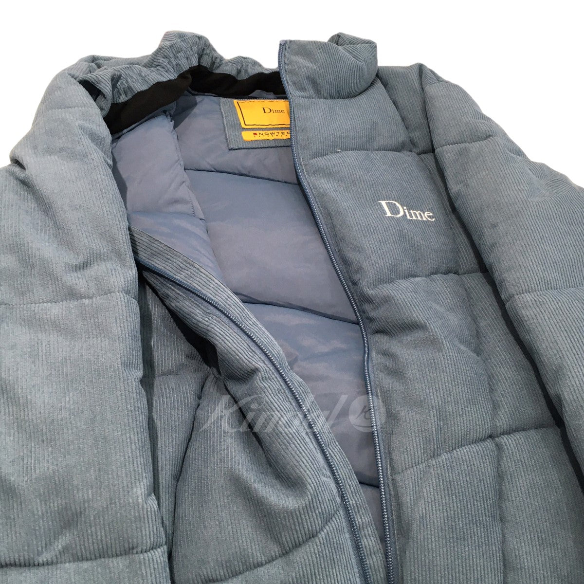 Dime(ダイム) ｢Corduroy Wave Puffer Jacket｣コーデュロイダウンジャケット スカイブルー サイズ  L｜【公式】カインドオルオンライン ブランド古着・中古通販【kindal】