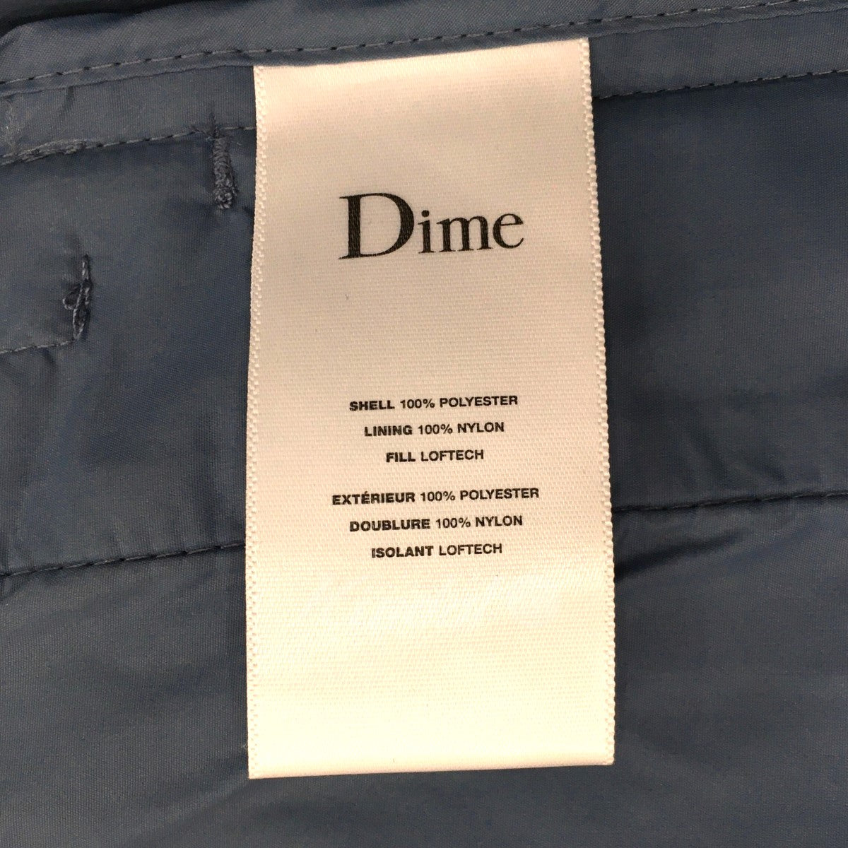 Dime(ダイム) ｢Corduroy Wave Puffer Jacket｣コーデュロイダウンジャケット スカイブルー サイズ L｜【公式】カインドオルオンライン  ブランド古着・中古通販【kindal】