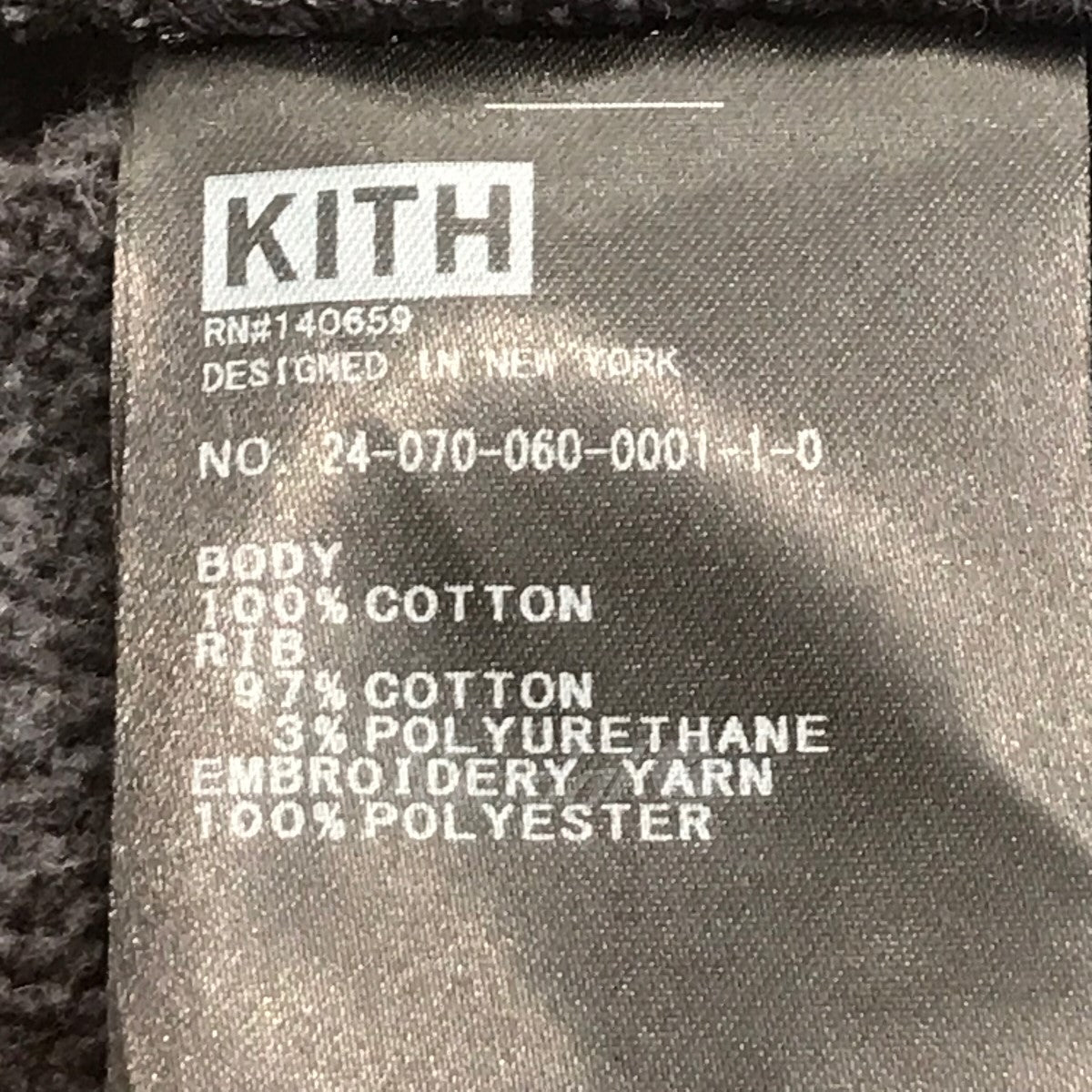 KITH(キス) 24SS 「Stitch Classic Logo Nelson Hoodie」プルオーバーパーカー