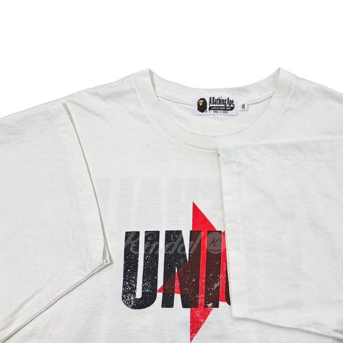 A BATHING APE×UNION 「Washed STA Tee」 プリントTシャツ 