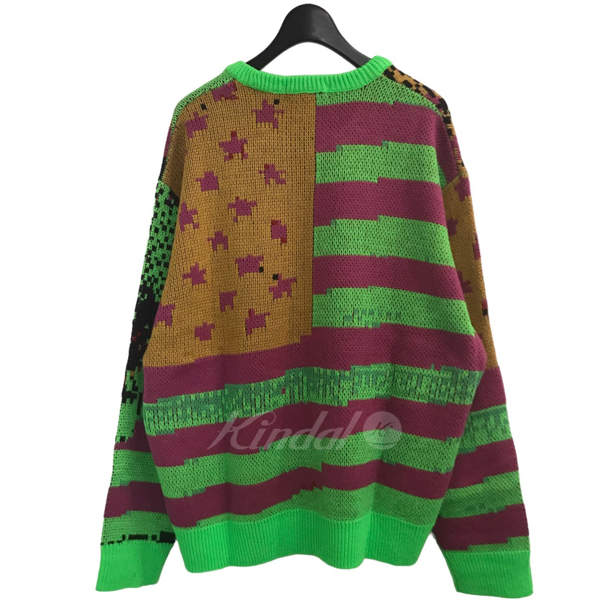 21SS 「Digital Flag Sweater」デジタルフラッグニット