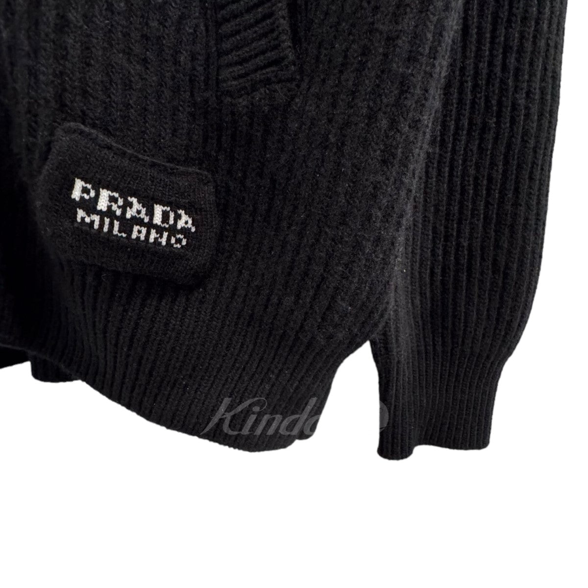 PRADA(プラダ) ウール×カシミヤニット フーディー