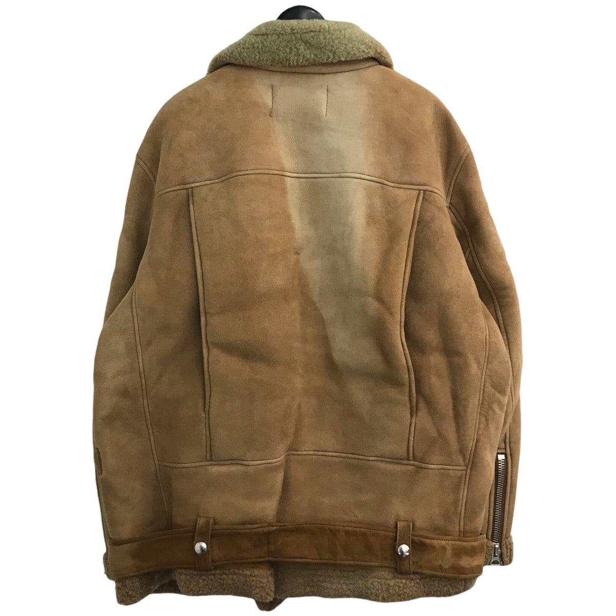 ACNE STUDIOS(アクネストゥディオズ) 「MORE SHEARLING」ムートンダブルライダースジャケット1AK154 1AK154  ベージュ サイズ 42｜【公式】カインドオルオンライン ブランド古着・中古通販【kindal】