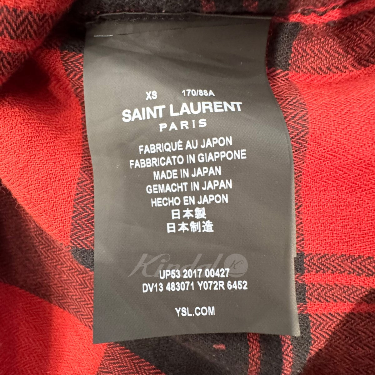 取扱店新品！SAINT LAURENT シルクウエスタンロックシャツ 定価14.9万円 シャツ