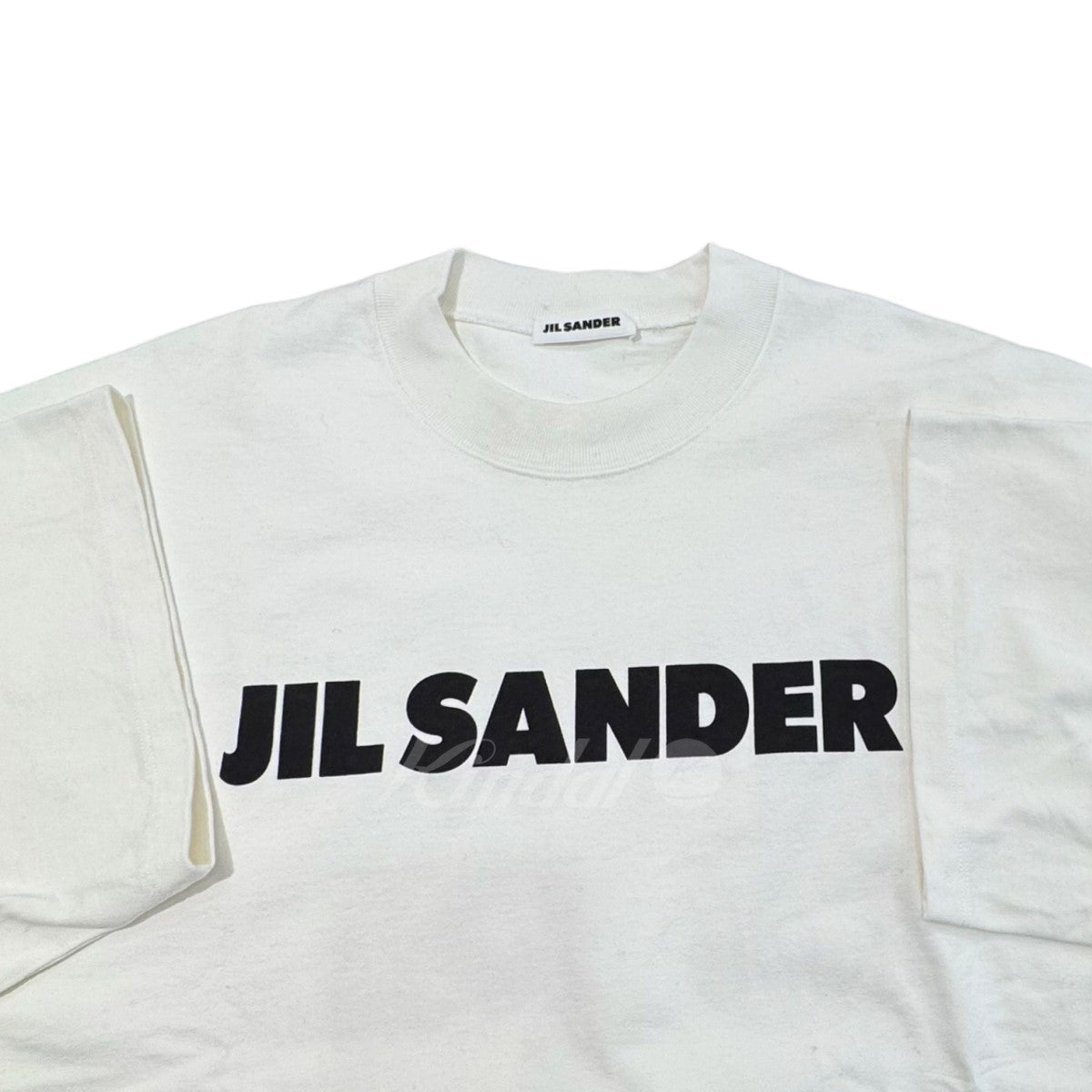 JIL SANDER(ジルサンダー) ロゴプリントTシャツ JSMP707020 ホワイト ...