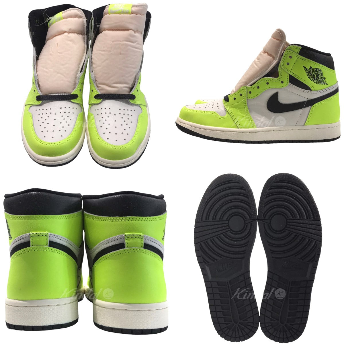 NIKE(ナイキ) 「Air Jordan 1 High OG Volt／Visionaire」ハイカット ...