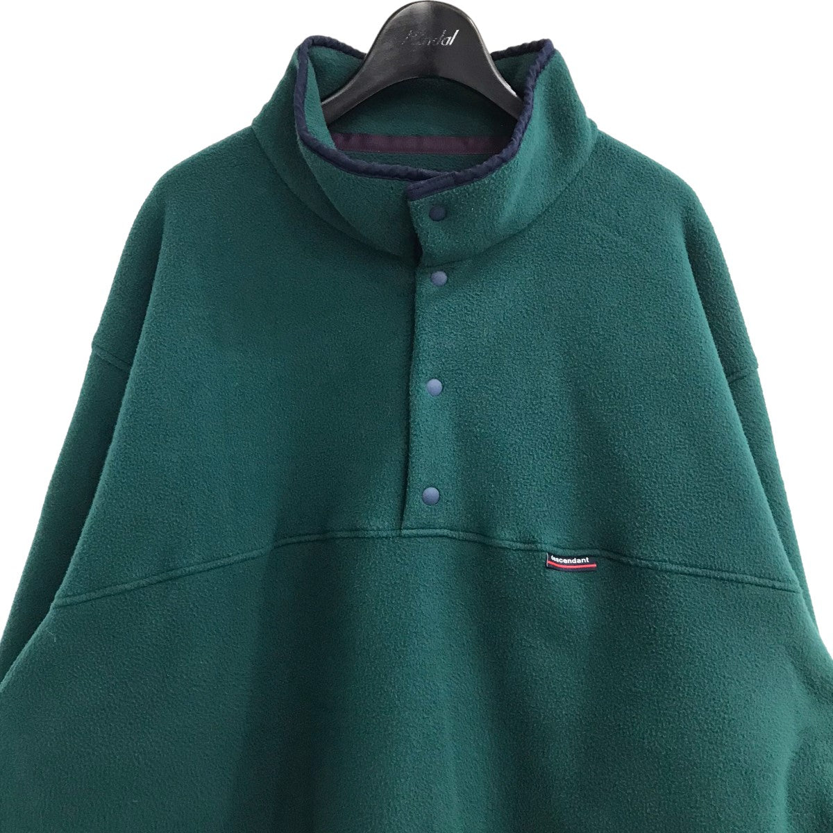 DESCENDANT(ディセンダント) 「HUMMING FLEECE PULLOVER」プルオーバーフリースジャケット グリーン サイズ  4｜【公式】カインドオルオンライン ブランド古着・中古通販【kindal】