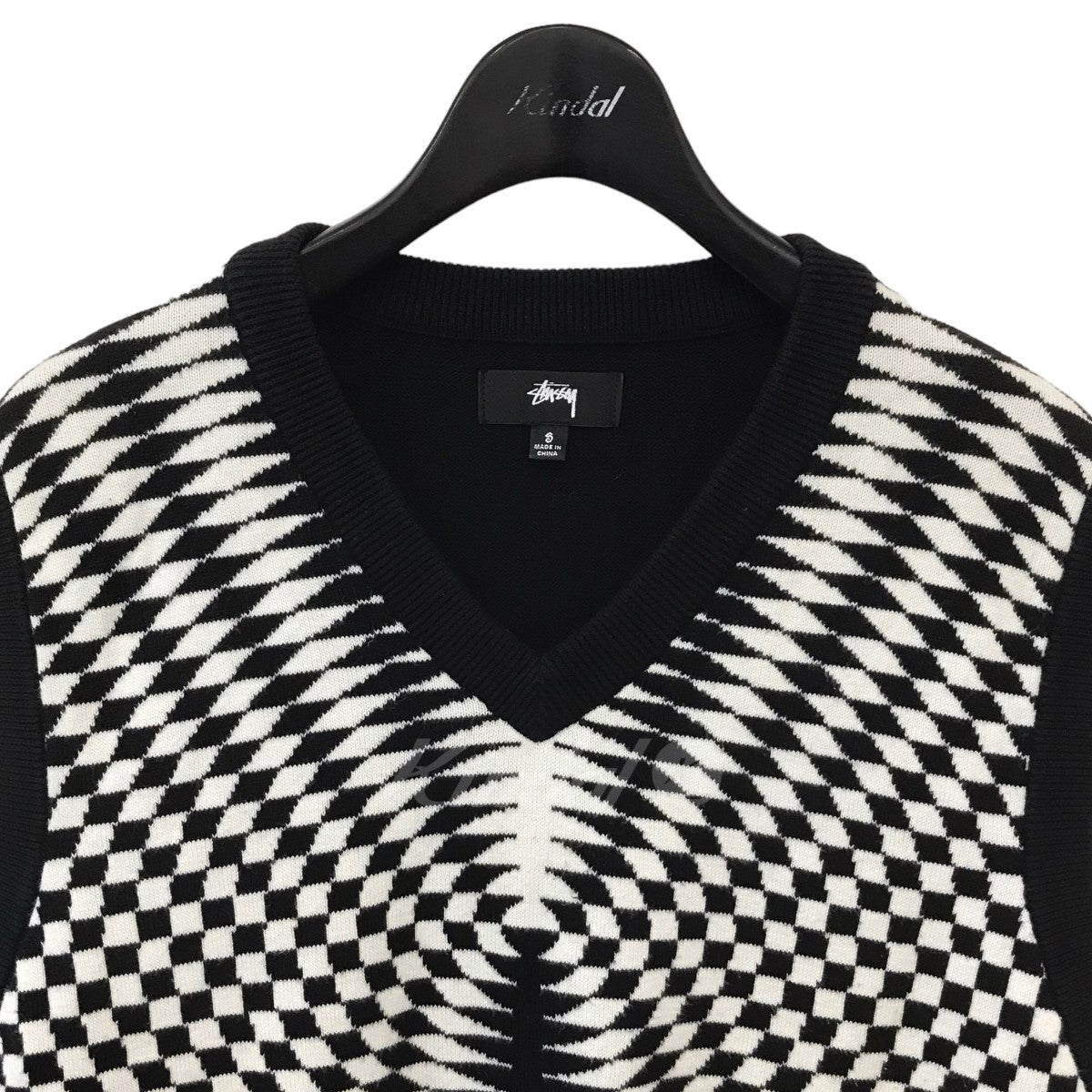 stussy psychedelic knit vest XLサイズ 美品 - ベスト