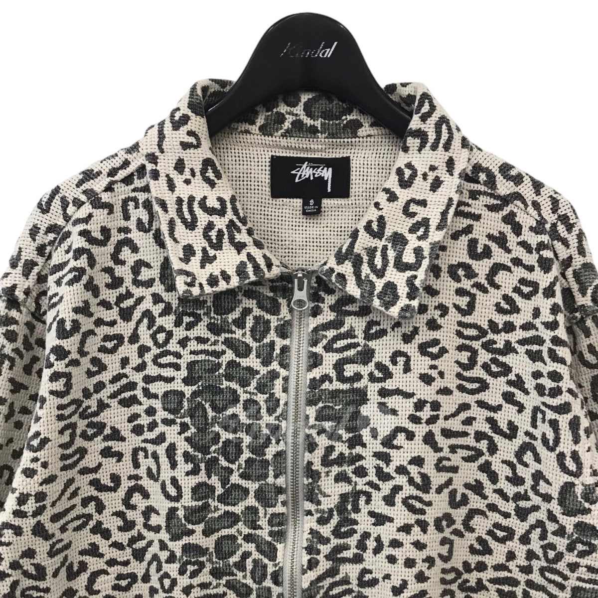 Stussy(ステューシー) ｢Leopard Mesh Zip Jacket｣ レオパードジップアップジャケット