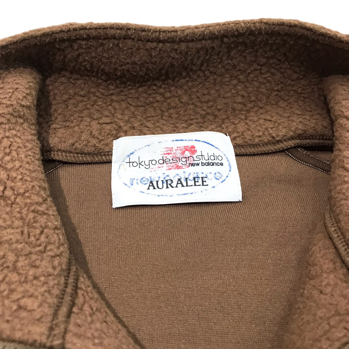 NEW BALANCE×AURALEE 「TDS Fleece Quarter Zip Jacket