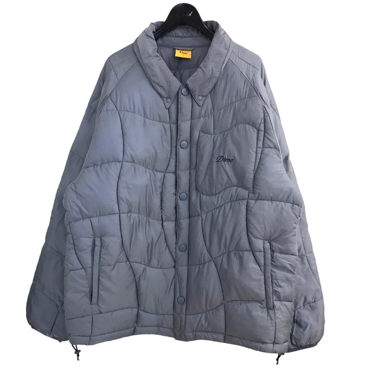 Dime(ダイム) 「MIDWEIGHT WAVE PUFFER JACKET」中綿ジャケット グレー サイズ L｜【公式】カインドオルオンライン  ブランド古着・中古通販【kindal】