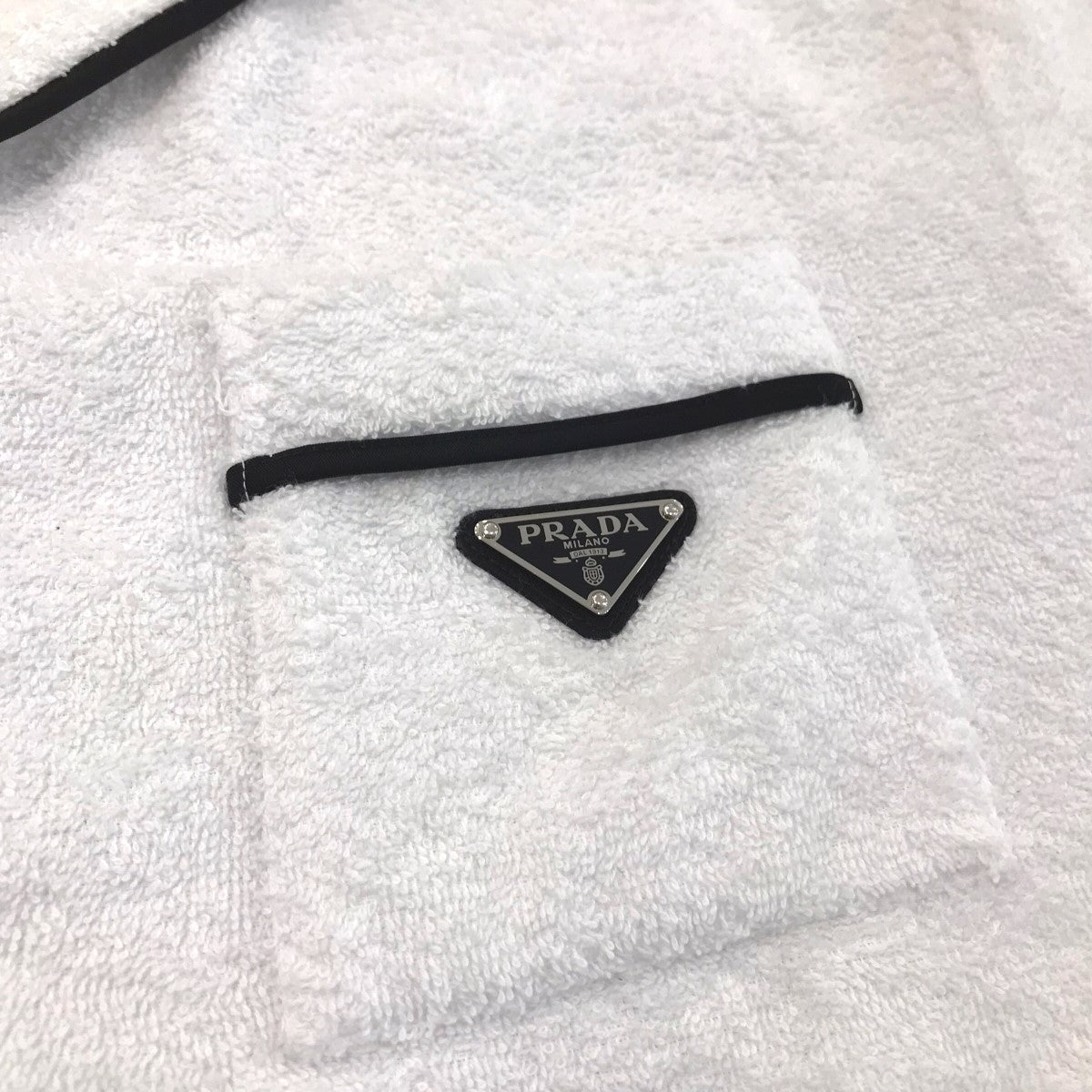 PRADA(プラダ) コットンテリーボウリングシャツ SC559 SC559 ホワイト 