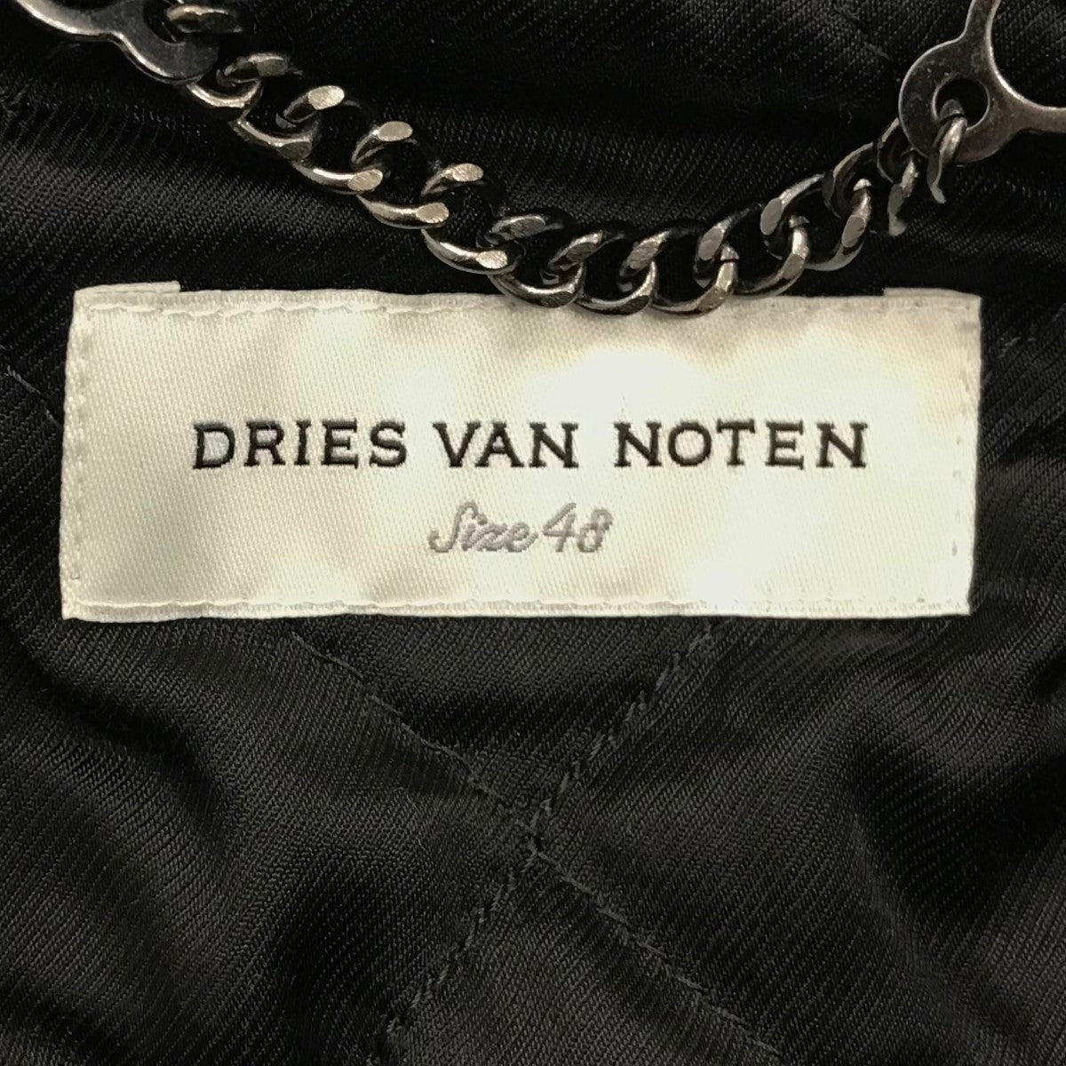 DRIES VAN NOTEN(ドリスヴァンノッテン) ウールミリタリージャケット ネイビー サイズ 48｜【公式】カインドオルオンライン  ブランド古着・中古通販【kindal】