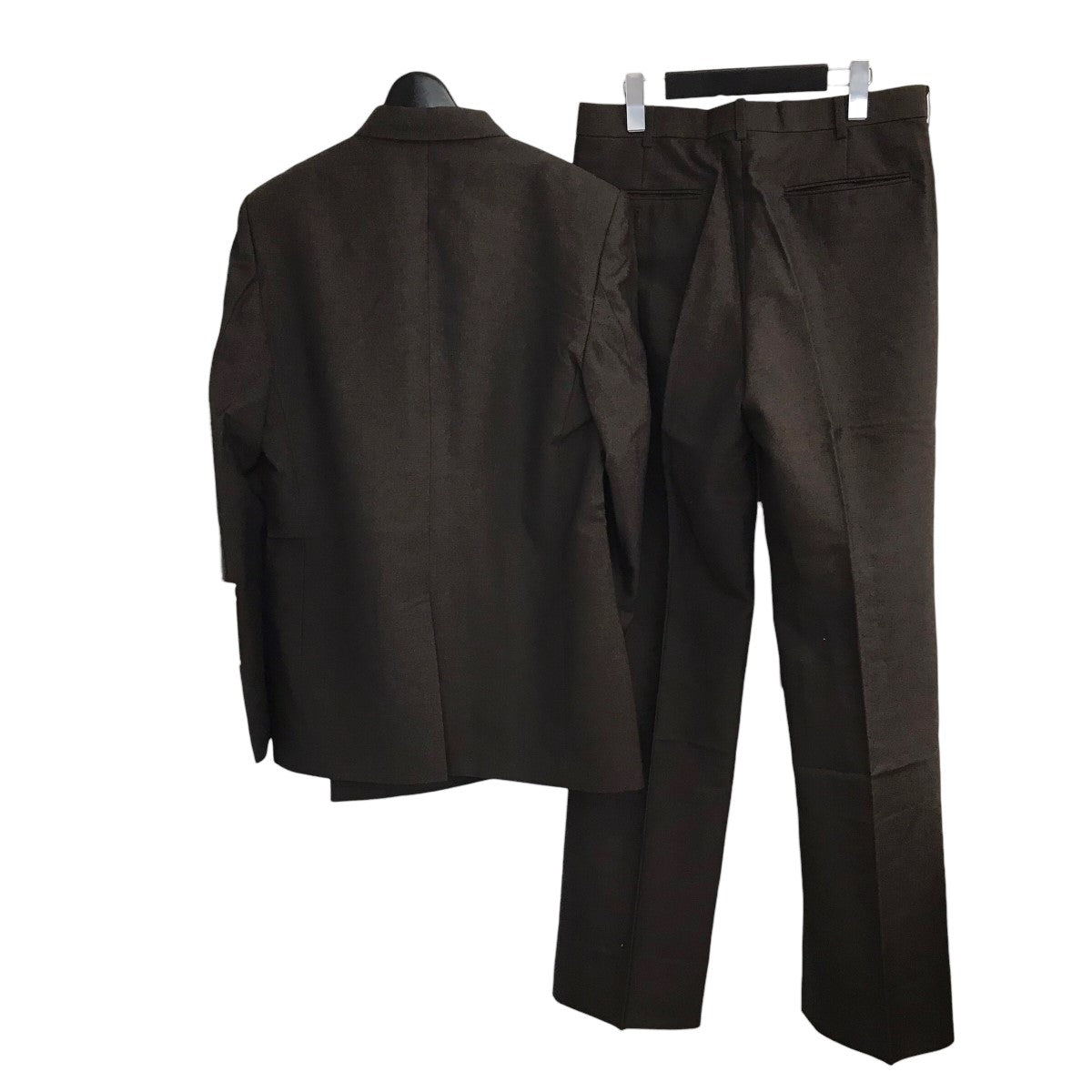 ジョンローレンスサリバンのMOHAIR WOOL FLY FLONT DOUBLEBREASTED JACKET MOHAIR WOOL STRAIGHT TROUSERSです。 JOHN LAWRENCE SULLIVAN セットアップ 古着・中古アイテム