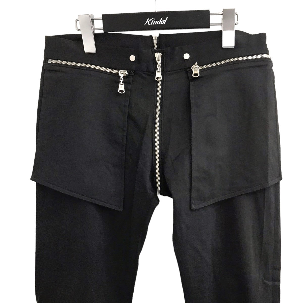 ACUOD by CHANU(アクオドバイチャヌ) ジップスキニーパンツ ブラック サイズ:M メンズ パンツ 中古・古着
