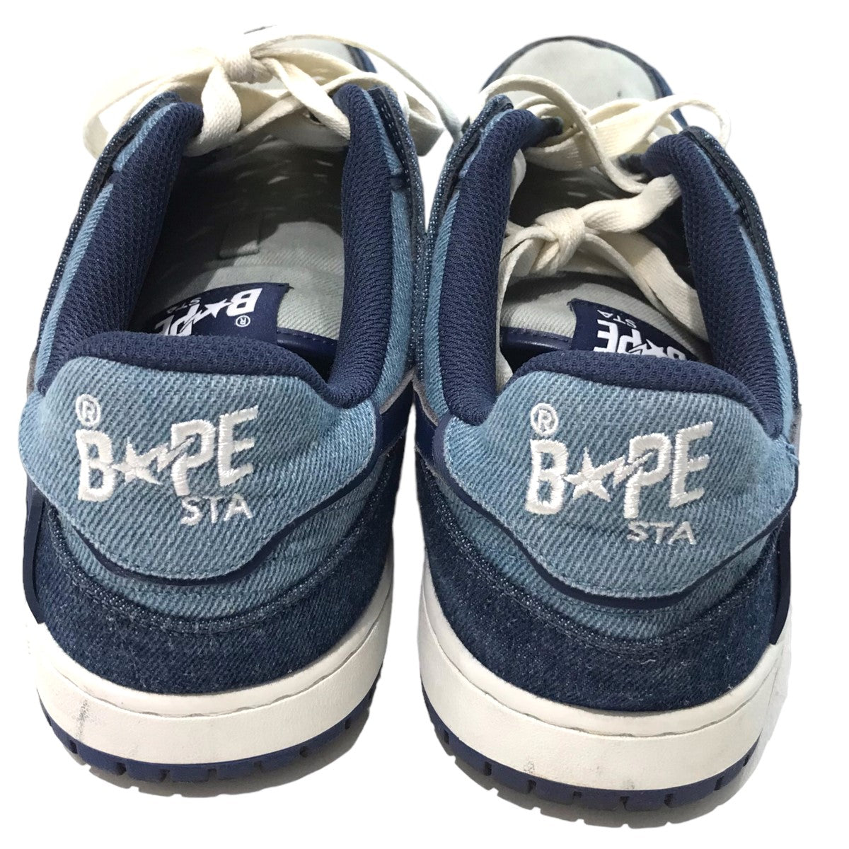 A BATHING APE(アベイシングエイプ) 「BAPE SK8 STA Denim」デニム地ローカットスニーカー0ZXSHM191022K  0ZXSHM191022K インディゴ サイズ 17｜【公式】カインドオルオンライン ブランド古着・中古通販【kindal】