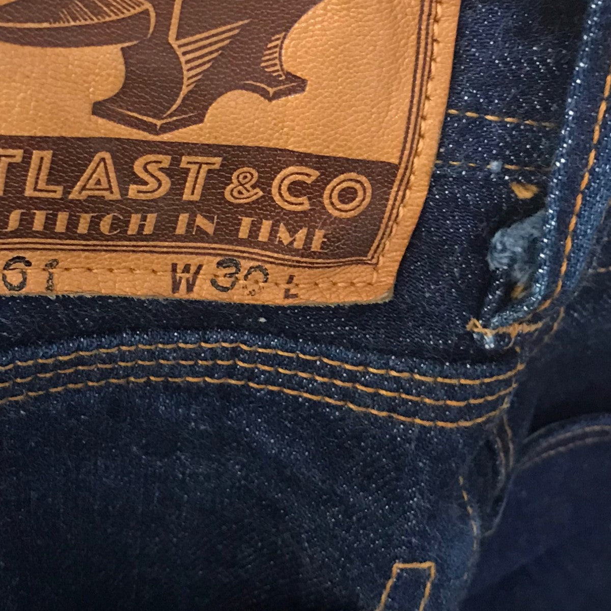 Atlast.Co やわらかい Lot 161 W31デニム 