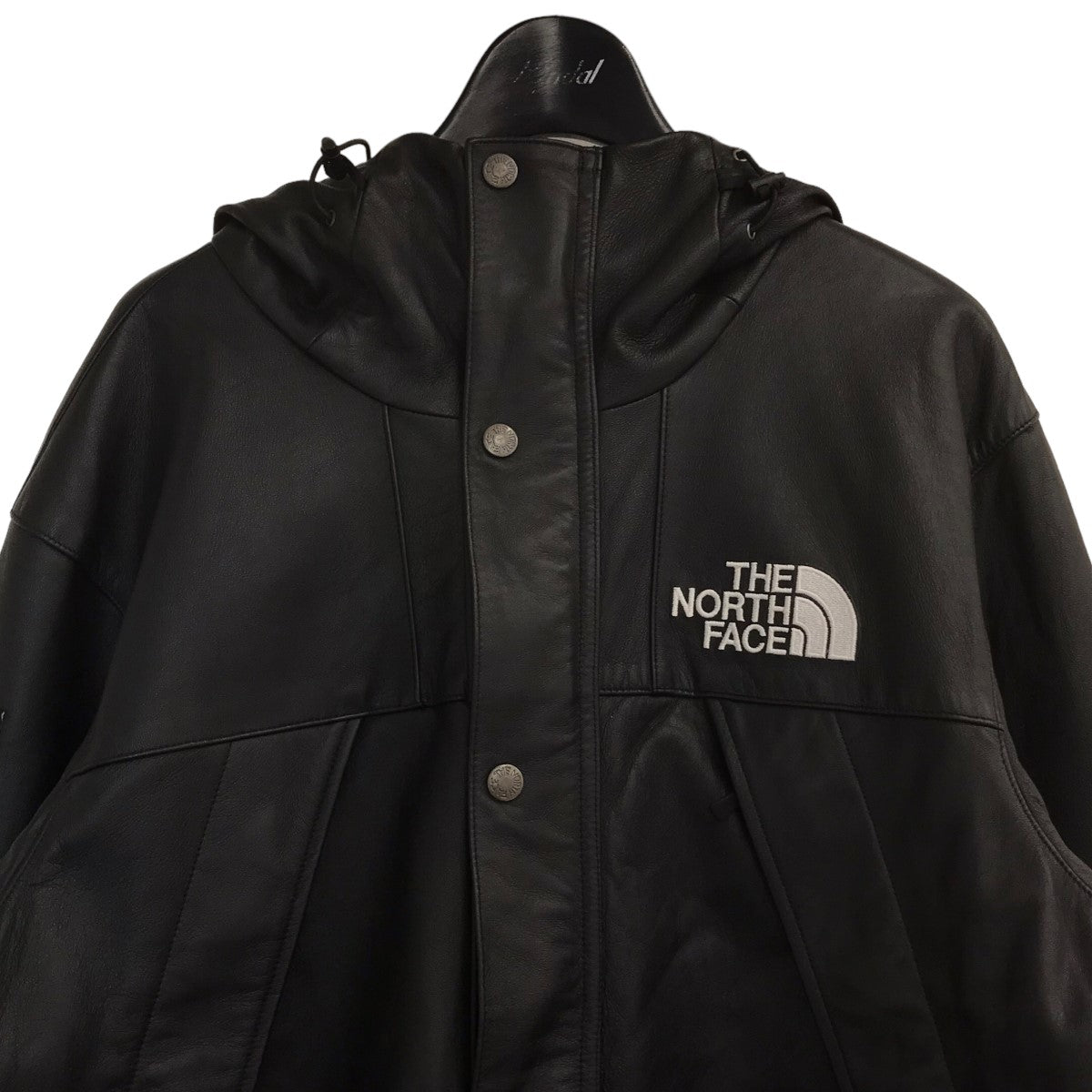 Supreme×THE NORTH FACE(シュプリーム×ザノースフェイス) 18AWLeather Mountain  ParkaレザーマウンテンパーカーNP61807I