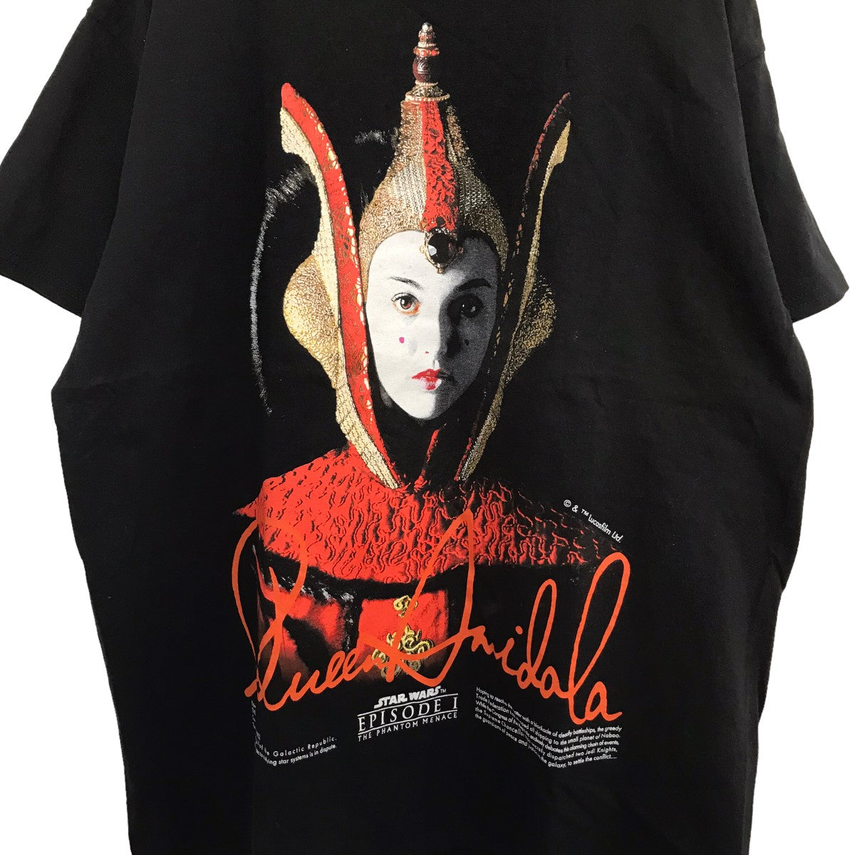 STAR WARS×Weber(スターウォーズ×ウェーバー) Star Wars Episode1 Queen AmidalaクイーンアミダラTシャツ