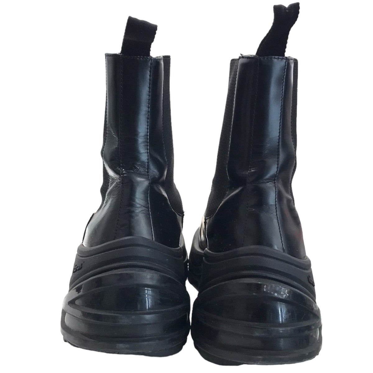 1017 ALYX 9SM(アリクス) 「CHEALSEA BOOTS+REMOVABLE VIMRAM SOLE」プラットフォームチェルシーブーツAAUBO0012LE02  AAUBO0012LE02 ブラック サイズ 43｜【公式】カインドオルオンライン ブランド古着・中古通販【kindal】