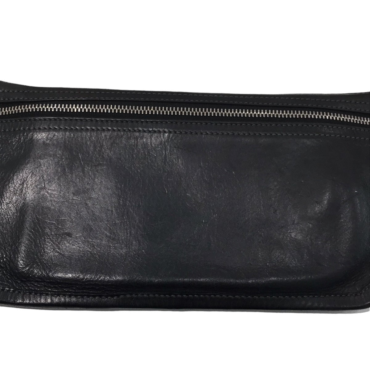 リックオウエンスのGEO BUMBAG レザーバムバックです。 RICK OWENS バッグ 古着・中古アイテム
