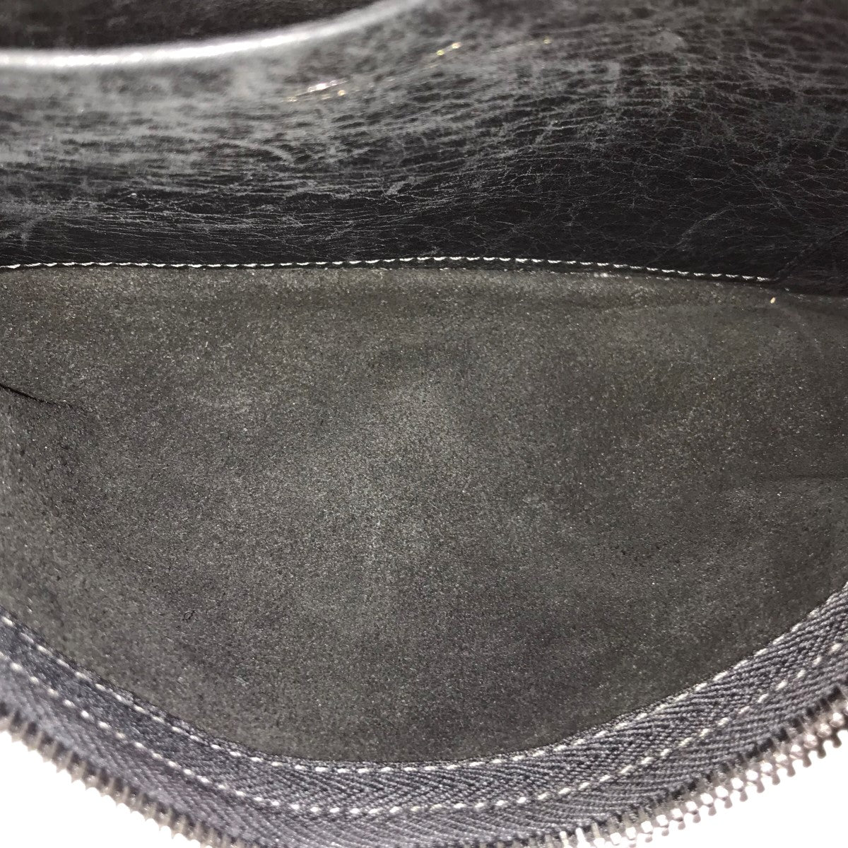 リックオウエンスのGEO BUMBAG レザーバムバックです。 RICK OWENS バッグ 古着・中古アイテム