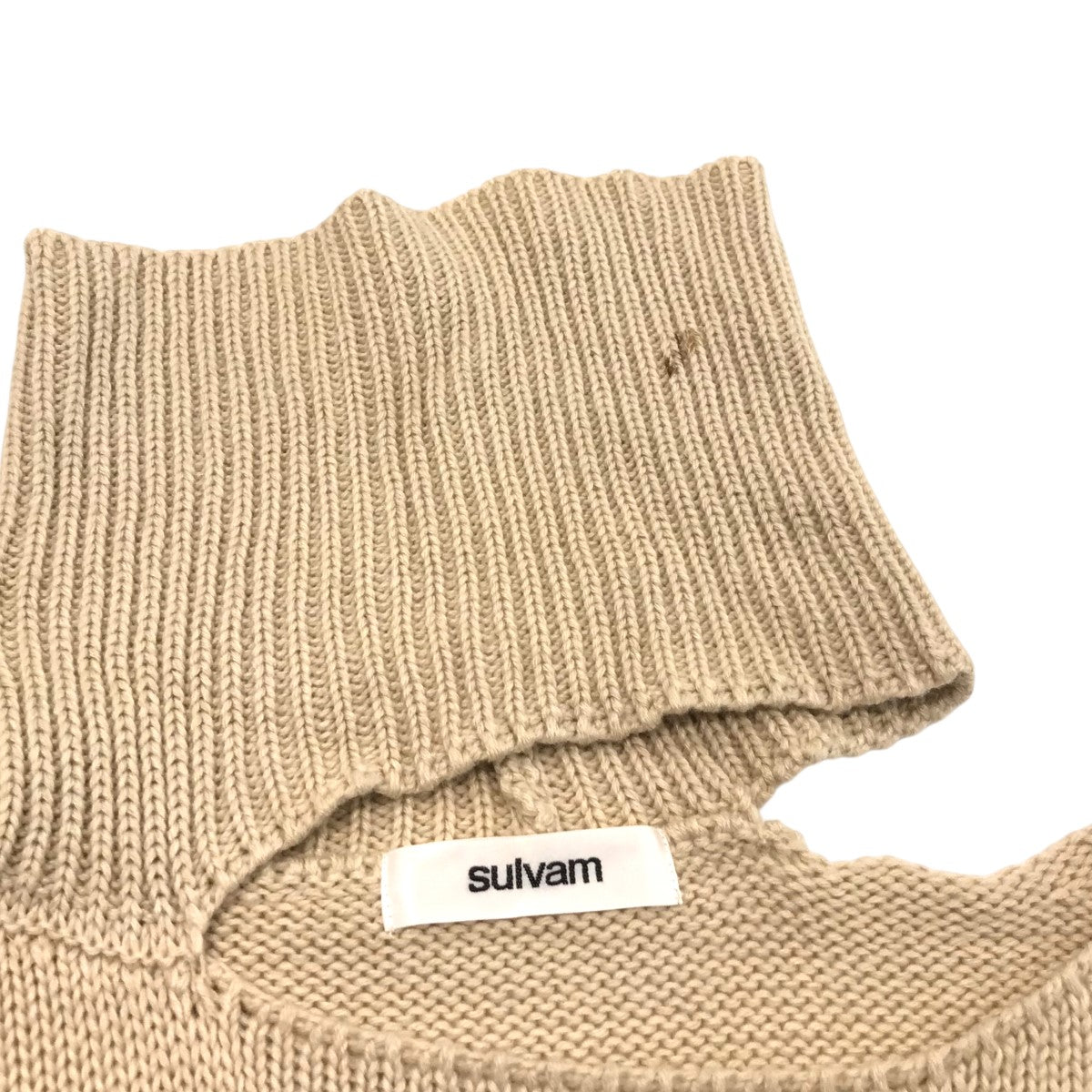 sulvam(サルバム) High Neck KnitハイネックニットSK K03 820 SK