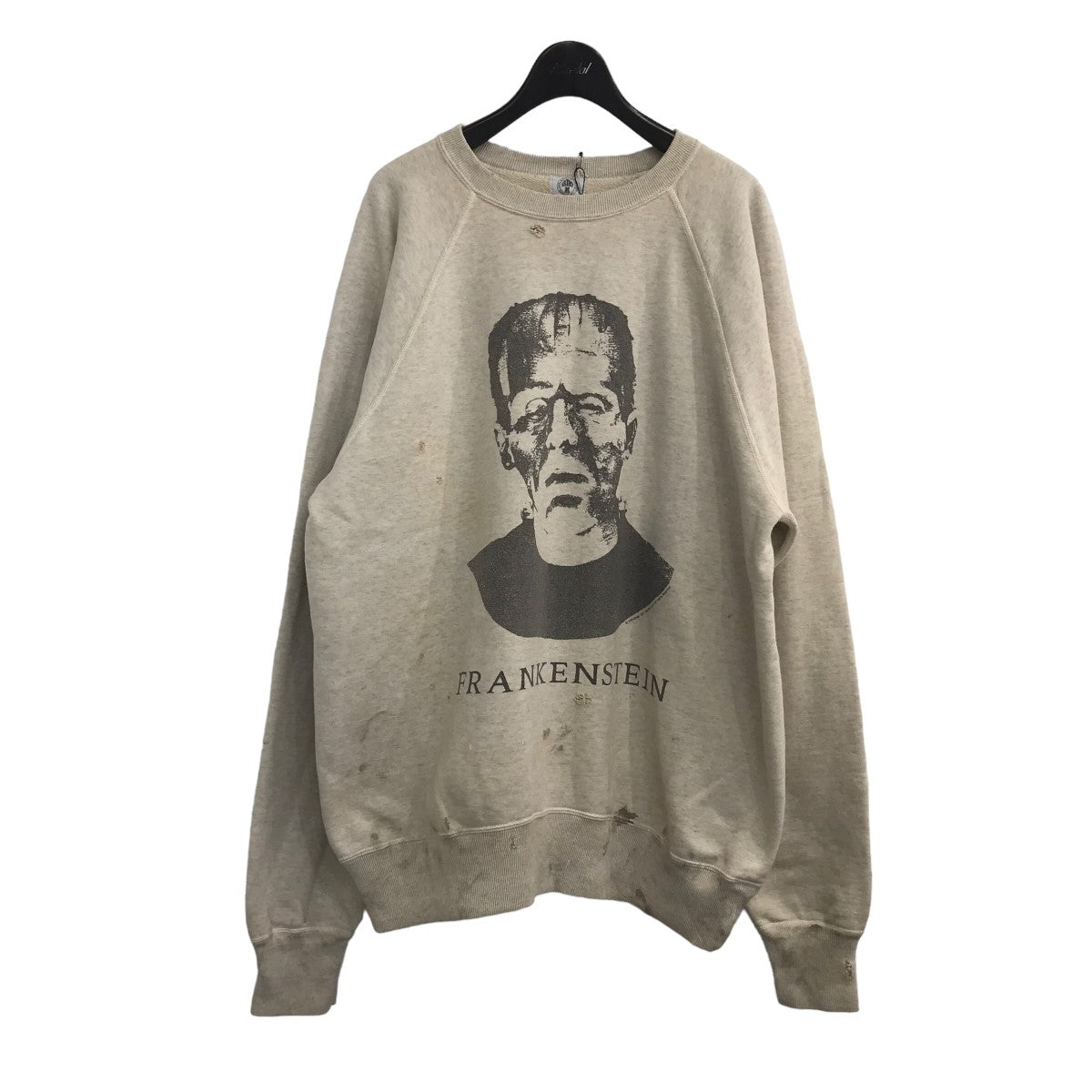 SAINT MICHAEL(セントマイケル) 22SSSWEAT SHIRT FRANKENヴィンテージ加工フランケンシュタインプリントスウェットSM-S22-0000-077  SM-S22-0000-077 グレー サイズ 18｜【公式】カインドオルオンライン ブランド古着・中古通販【kindal】