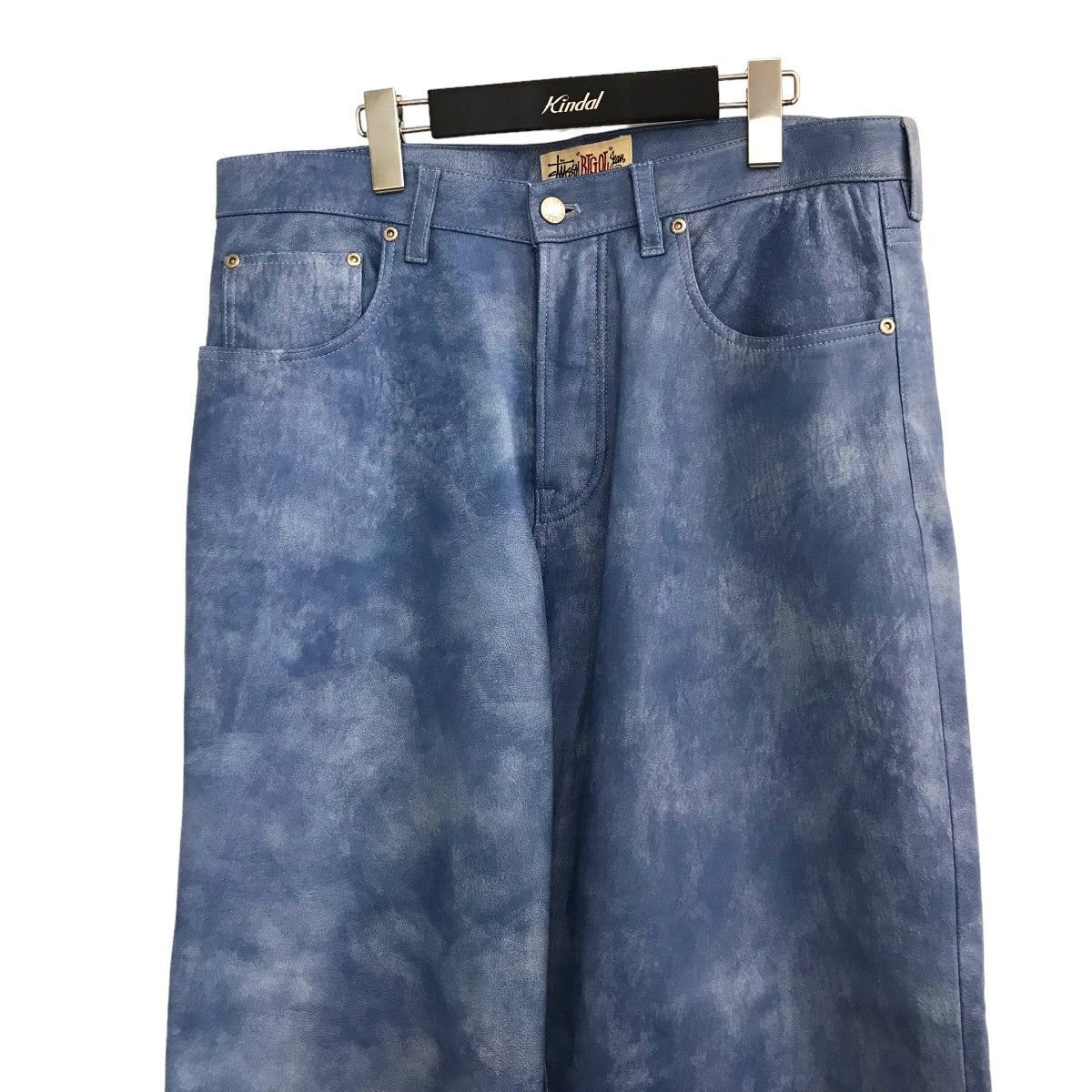 stussy(ステューシー) 2024SS「BIG OL’ JEAN STONEWASHED LEATHER」レザーパンツ