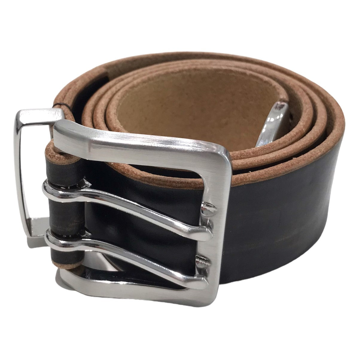 アワーレガシーの「4 CM DOUBLE TONGUE BELT」 ダブルタンベルト A22484VBです。 OUR LEGACY ファッション小物 古着・中古アイテム