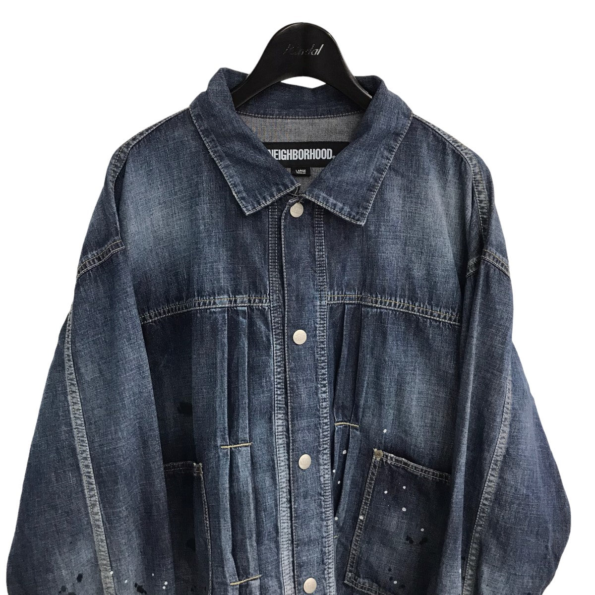 NEIGHBORHOOD(ネイバーフッド) 24SSWASHED LIGHTWEIGHT DENIM JACKETデニムジャケット241SPNH-JKM04  241SPNH-JKM04 インディゴ サイズ L｜【公式】カインドオルオンライン ブランド古着・中古通販【kindal】