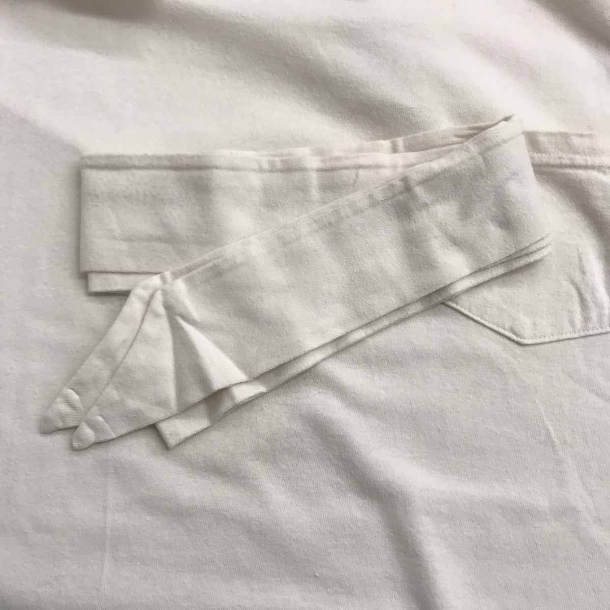 FUMIKA UCHIDA×TANGTANG ベルト付きビッグTシャツ ホワイト サイズ  