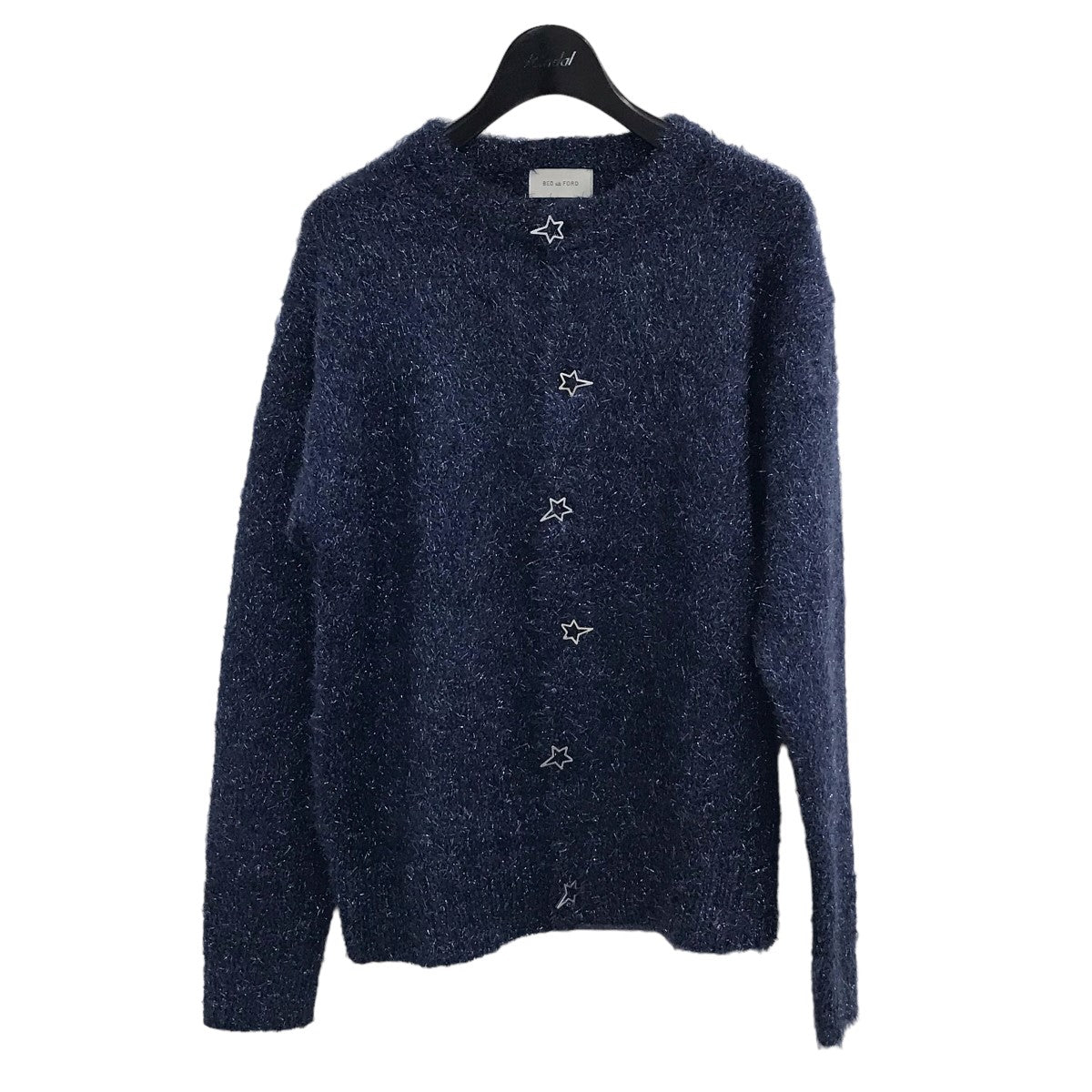 BED J．W． FORD(ベッドフォード) 「STUDIOUS別注 22AWCrew-Neck Cardigan」クルーネックカーディガン22AW  ST KT02