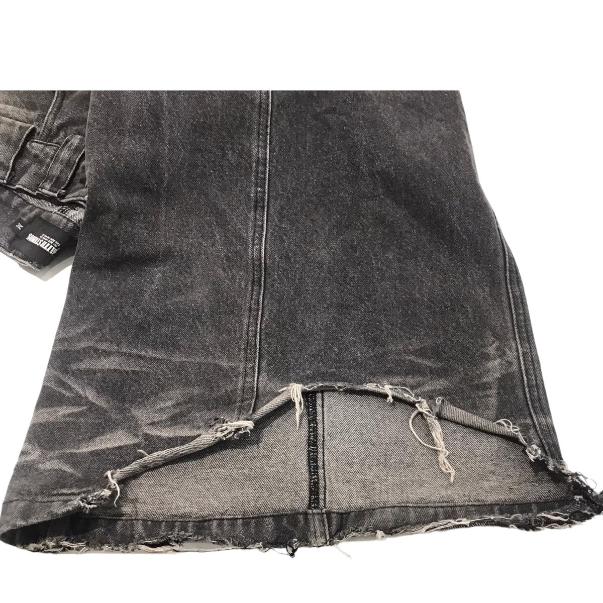 NO／FAITH STUDIOS(ノーフェイスストゥディオス) 24SS「SUN FADED DUNE BAGGY DENIM」デニムパンツ ブラック  サイズ 18｜【公式】カインドオルオンライン ブランド古着・中古通販【kindal】