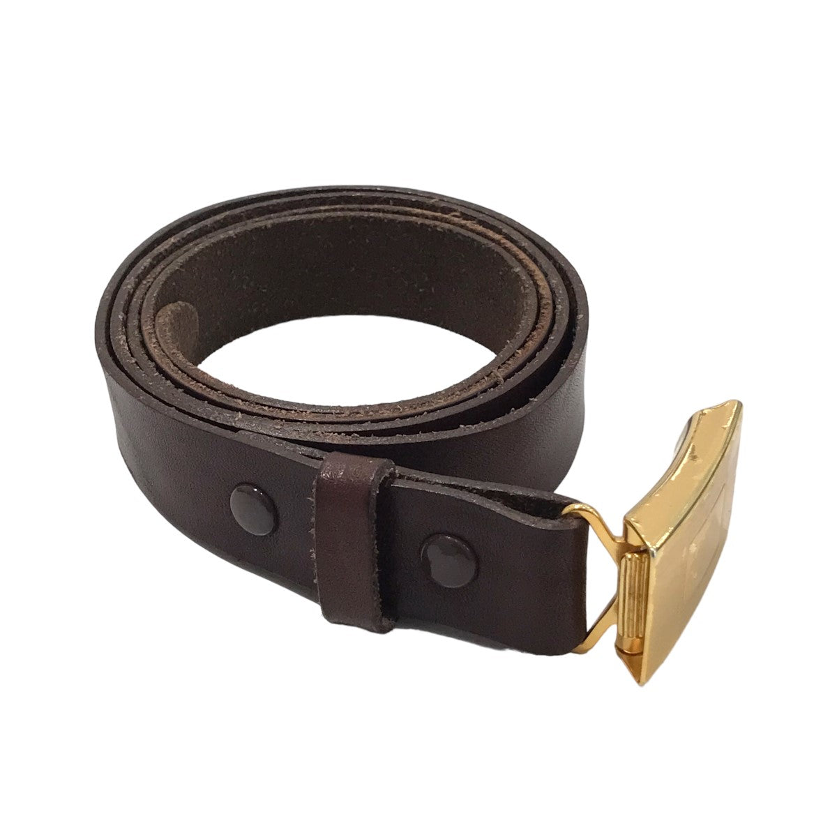 Taiga Takahashi(タイガ タカハシ) 「Lot．003 HICKOK BELT」レザーベルト ブラウン｜【公式】カインドオルオンライン  ブランド古着・中古通販【kindal】