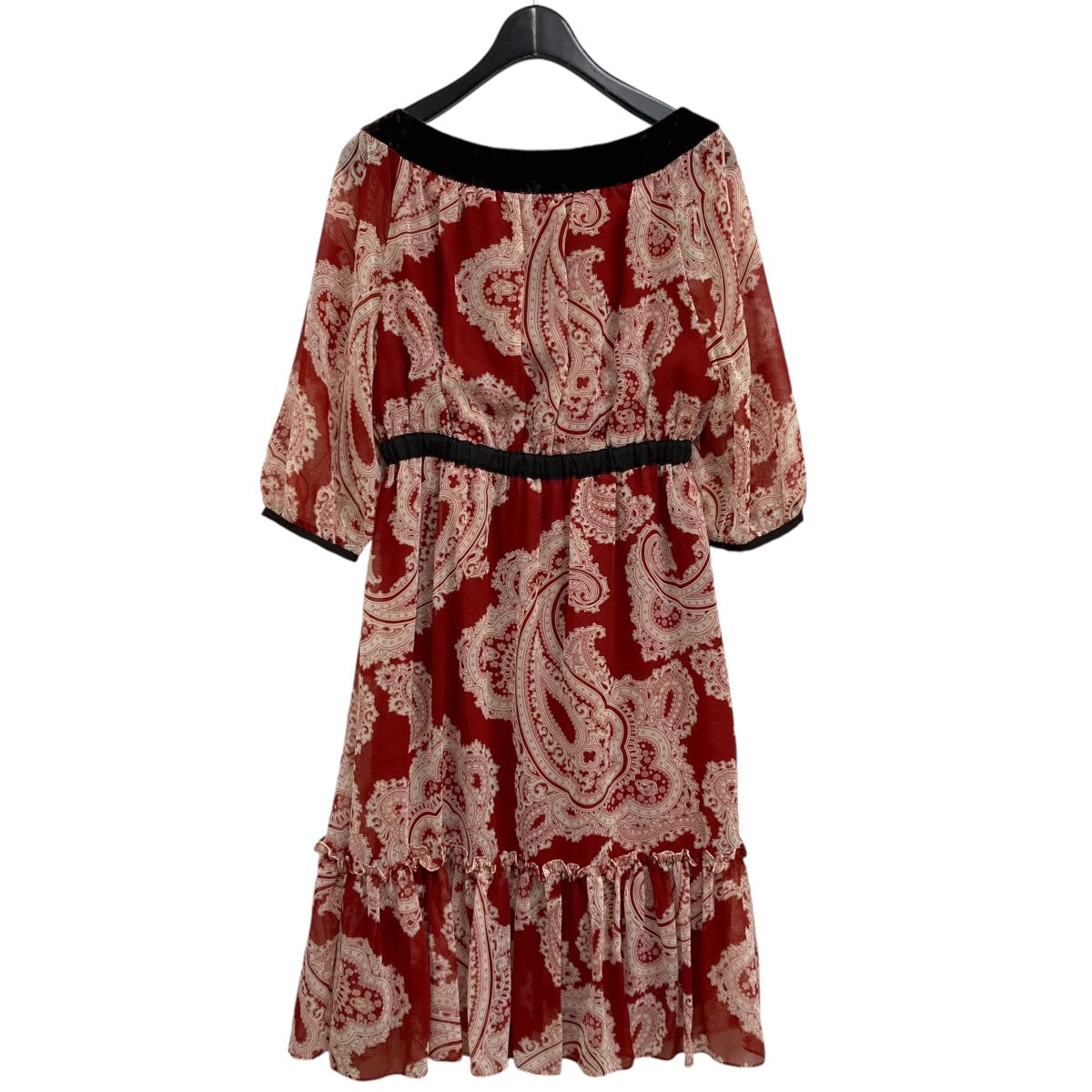 Diagram ダイアグラム　ティアードチェック　ワンピース　36 金ボタン Diagram ダイアグラム ティアードチェック ワンピース 36 金