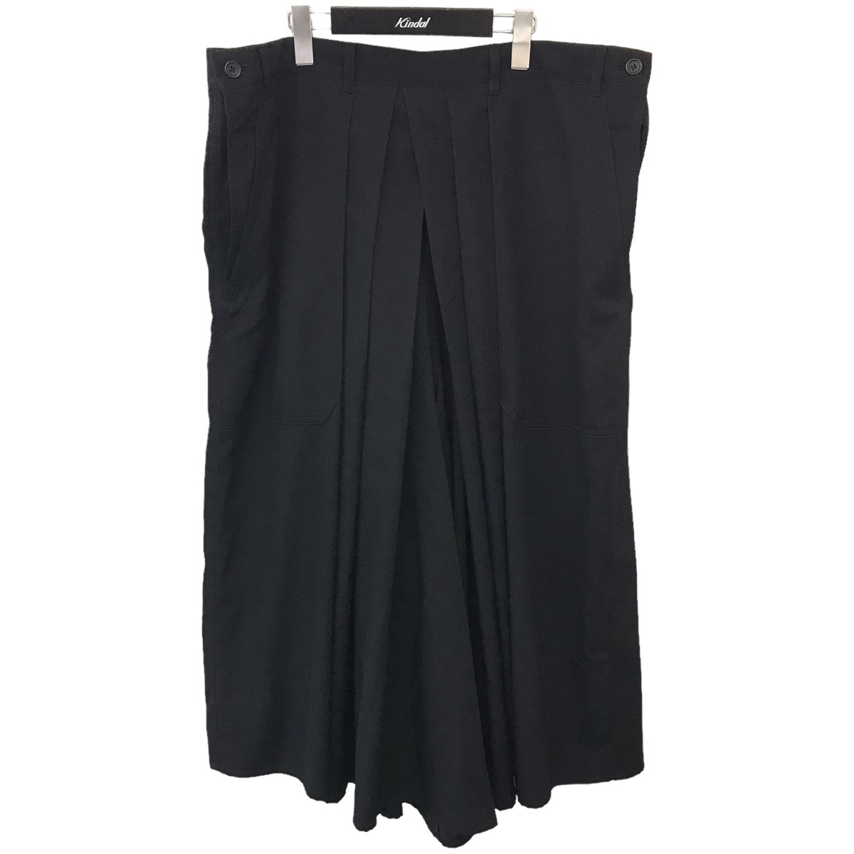 ヨウジヤマモトプールオムの24AW 「WOOL GABARDINE STANDARD HAKAMA PANTS」 ウールギャバジンハカマパンツ HO P10 100です。 Yohji Yamamoto pour homme ボトムス 古着・中古アイテム