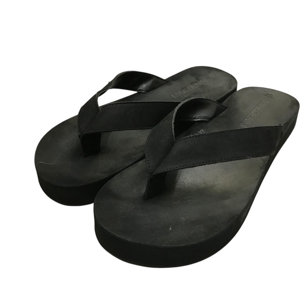 MINEDENIM(マインデニム) Suede Leather Side Gore Boots